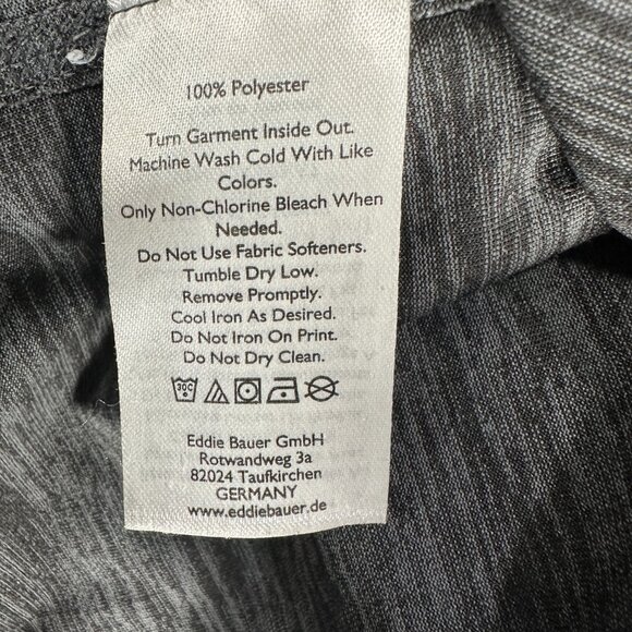 Eddie Bauer Tee Shirt Mens Large First Ascent Gray Stretch Short Sleeve FreeDry - Picture 5 of 7